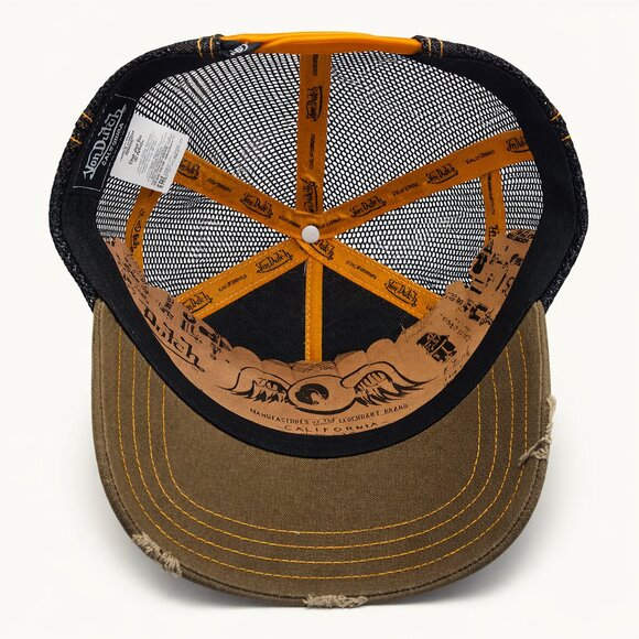 NEW HTF Von Dutch Vintage Rare Distressed Trucker Hat Archive Y2K Deadstock - Picture 9 of 11